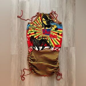 Dior Rasta mania dress